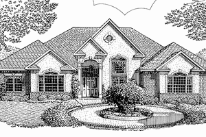Exterior - Front Elevation 3 for Traditional House Plan #11-250 - 3 bed, 2 bath