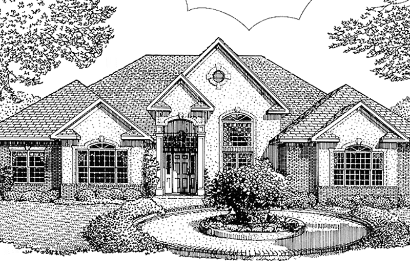 Home Plan - Exterior - Front Elevation 3 for Traditional House Plan #11-250 - 3 bed, 2 bath