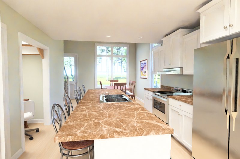 Dream House Plan - Interior - Kitchen for Cottage House Plan #513-2479 - 3 bed, 3 bath