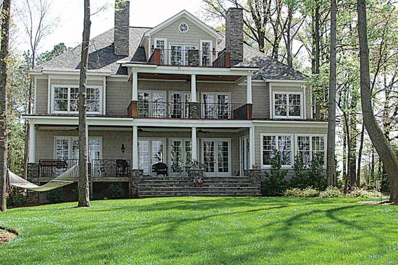 Home Plan - Exterior - Rear Elevation for Craftsman House Plan #453-314 - 4 bed, 4.5 bath
