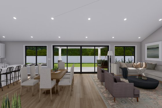 Interior - Family Room 4 for Farmhouse House Plan #1060-169 - 3 bed, 2.5 bath