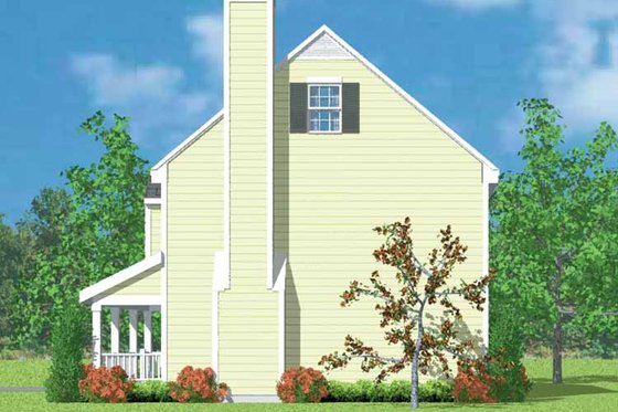 Exterior - Other Elevation 1 for Country House Plan #72-1086 - 3 bed, 2.5 bath
