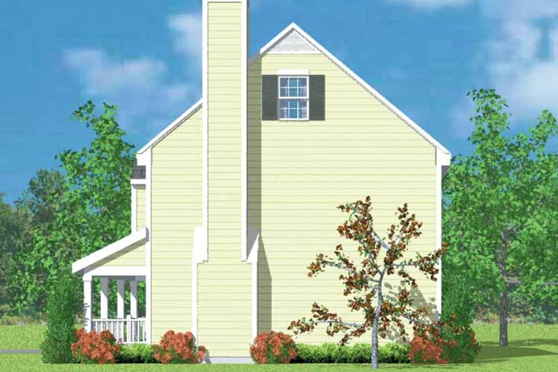 Home Plan - Exterior - Other Elevation 1 for Country House Plan #72-1086 - 3 bed, 2.5 bath