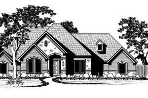 Architectural House Design - Ranch Exterior - Front Elevation Plan #946-11