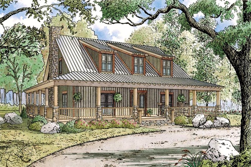 Country Style House Plan - 4 Beds 3.5 Baths 3380 Sq/Ft Plan #923-30