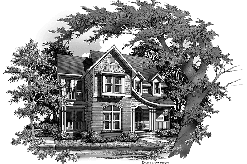 House Design - Country Exterior - Front Elevation Plan #952-136