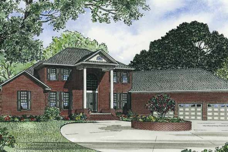 Architectural House Design - Classical Exterior - Front Elevation Plan #17-2769