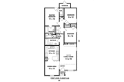 Cottage Style House Plan - 3 Beds 2 Baths 1185 Sq/Ft Plan #81-13864 
