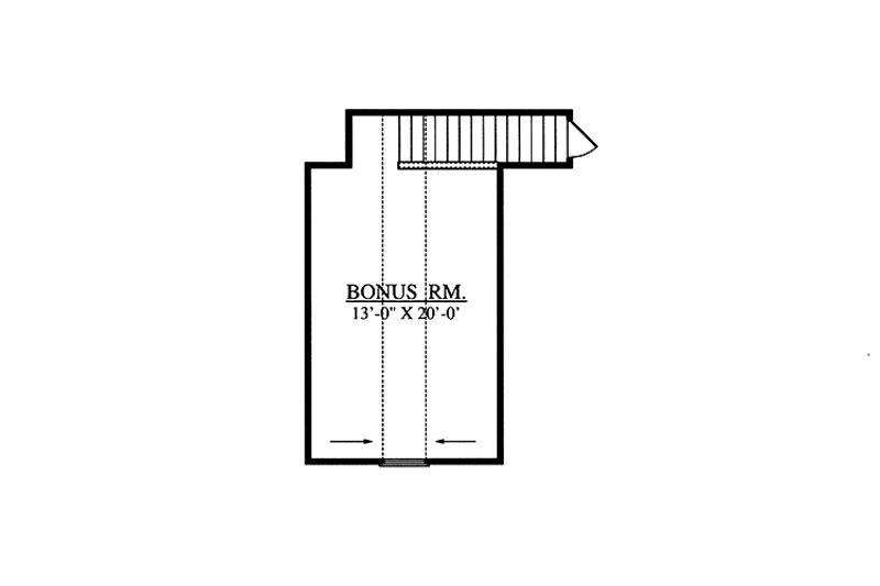 Dream House Plan - Floor Plan - Upper Floor for Country House Plan #42-706 - 3 bed, 2 bath