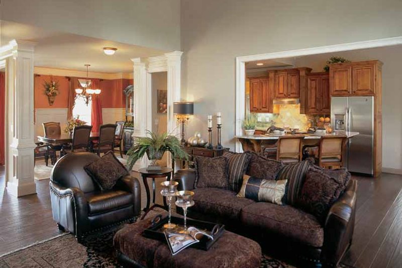 Architectural House Design - Interior - Family Room 2 for Country House Plan #927-287 - 3 bed, 2.5 bath