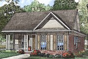 Country Style House Plan - 3 Beds 2 Baths 1263 Sq/Ft Plan #17-3209 