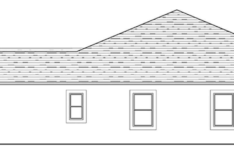 House Design - Exterior - Other Elevation for Adobe / Southwestern House Plan #1058-134 - 3 bed, 3 bath