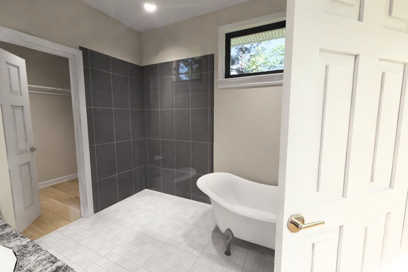 House Blueprint - Interior - Master Bathroom 1 for Modern House Plan #513-2473 - 3 bed, 2.5 bath