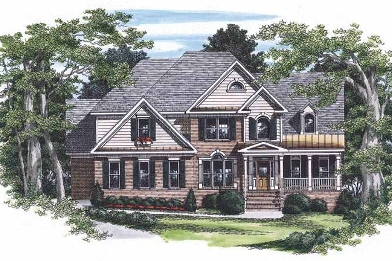 House Plan Design - Traditional Exterior - Front Elevation Plan #927-170