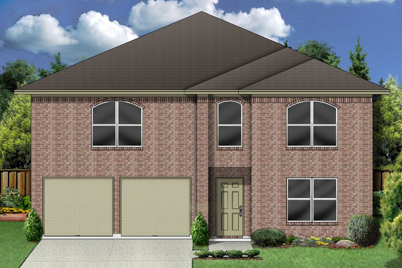 Architectural House Design - Traditional Exterior - Front Elevation Plan #84-385