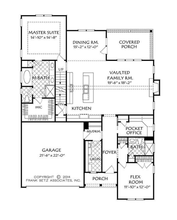 House Design - European Floor Plan - Main Floor Plan #927-965