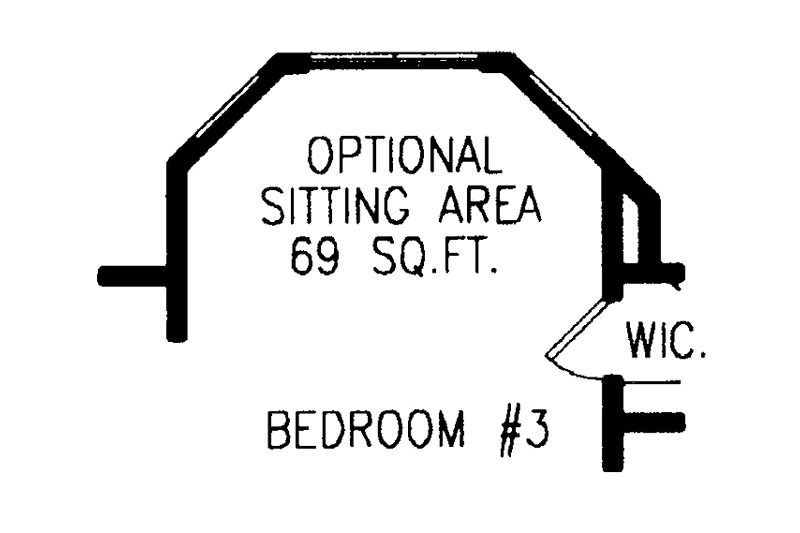 Home Plan - Floor Plan - Other Floor 1 for Traditional House Plan #54-196 - 4 bed, 3.5 bath
