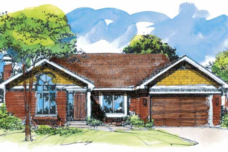 Home Plan - Traditional Exterior - Front Elevation Plan #320-1505