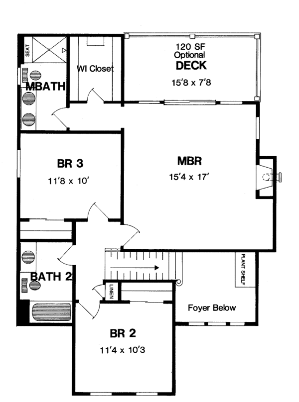 House Plan Design - Colonial Floor Plan - Main Floor Plan #316-206