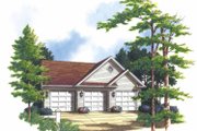 Colonial Style House Plan - 0 Beds 0 Baths 1068 Sq/Ft Plan #48-819 