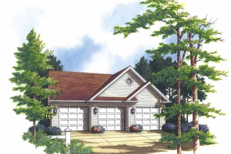 Architectural House Design - Colonial Exterior - Front Elevation Plan #48-819