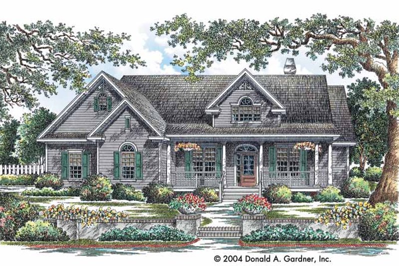 Dream House Plan - Country Exterior - Front Elevation Plan #929-730
