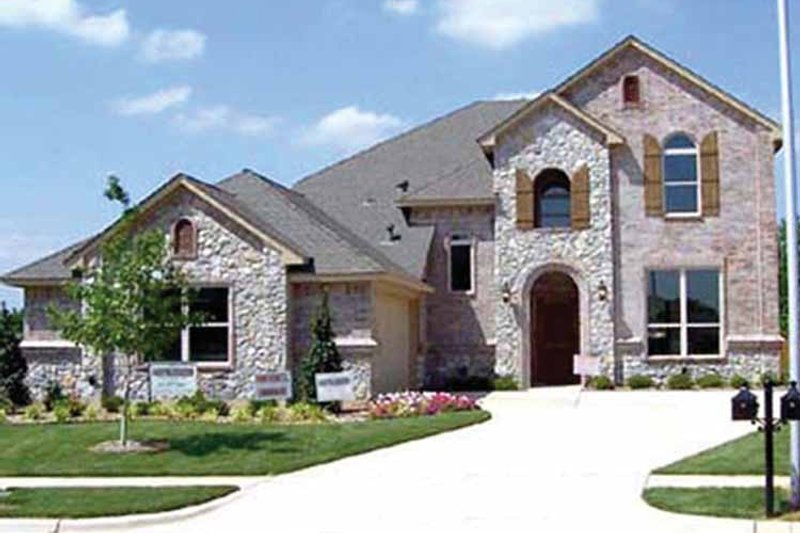 Home Plan - Tudor Exterior - Front Elevation Plan #84-694