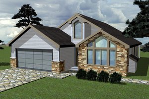 Traditional Exterior - Front Elevation Plan #117-190