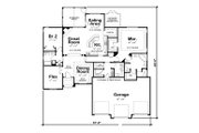 Mediterranean Style House Plan - 2 Beds 2 Baths 2290 Sq/Ft Plan #20-2256 