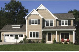 Exterior - Front Elevation 3 for Country House Plan #928-157 - 3 bed, 2.5 bath