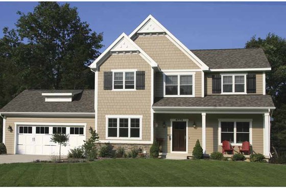 Exterior - Front Elevation 3 for Country House Plan #928-157 - 3 bed, 2.5 bath