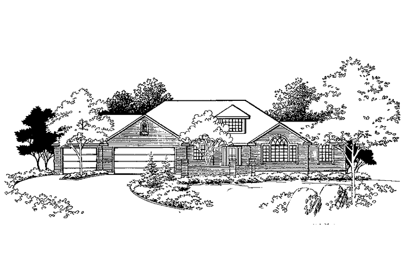 Dream House Plan - Traditional Exterior - Front Elevation Plan #308-286