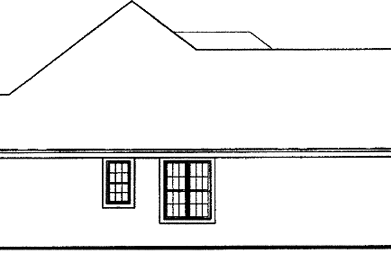 Home Plan - Exterior - Other Elevation for Ranch House Plan #320-519 - 2 bed, 2 bath