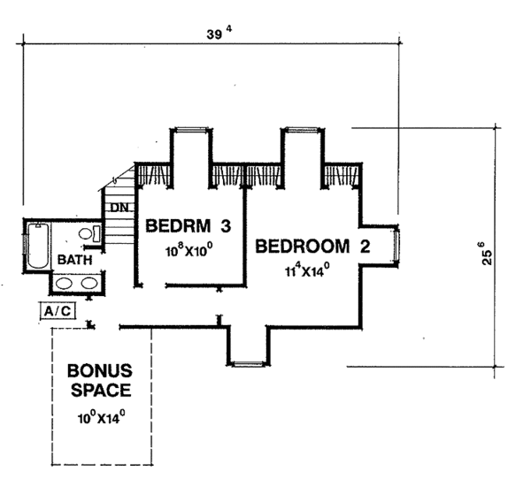 Home Plan - Victorian Floor Plan - Upper Floor Plan #472-77