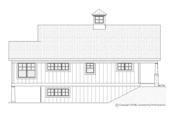 Exterior - Other Elevation 1 for Country House Plan #901-94 - 3 bed, 2.5 bath
