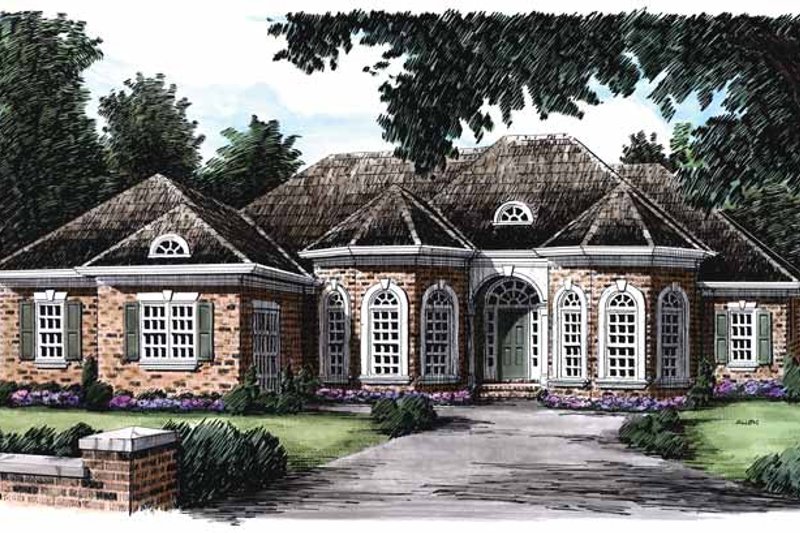 Dream House Plan - Country Exterior - Front Elevation Plan #927-802