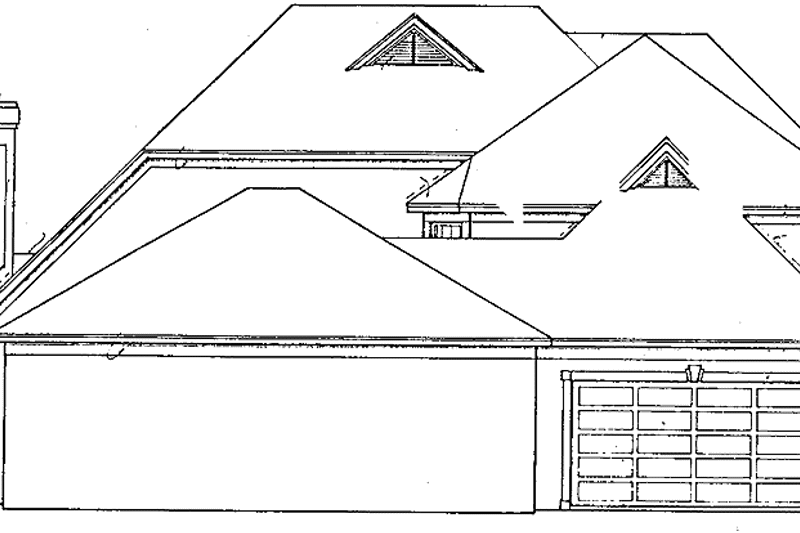 Home Plan - Exterior - Rear Elevation for Country House Plan #952-54 - 4 bed, 3.5 bath