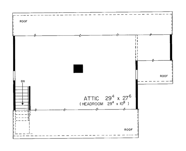 Architectural House Design - Tudor Floor Plan - Other Floor Plan #72-789