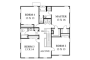 Traditional Style House Plan - 4 Beds 2.5 Baths 3221 Sq/Ft Plan #1053-53 Floor 