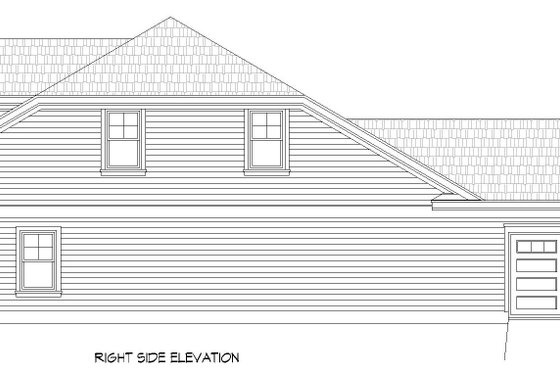 Exterior - Other Elevation 1 for Bungalow House Plan #932-593 - 3 bed, 2 bath