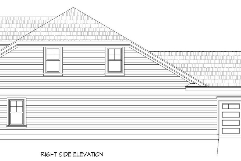 House Blueprint - Exterior - Other Elevation 1 for Bungalow House Plan #932-593 - 3 bed, 2 bath