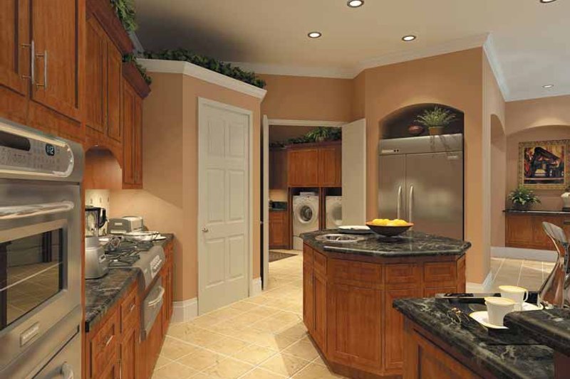 Home Plan - Interior - Kitchen 3 for Mediterranean House Plan #930-175 - 3 bed, 3.5 bath