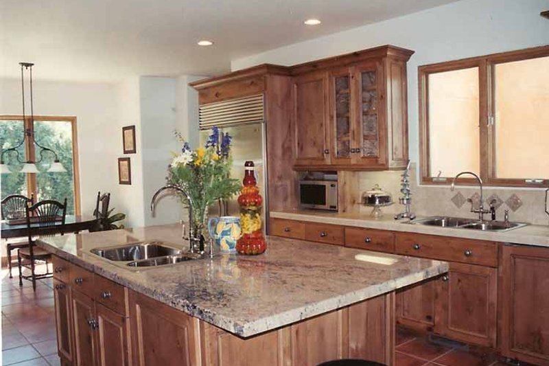 House Blueprint - Interior - Kitchen 2 for Mediterranean House Plan #937-16 - 5 bed, 4 bath
