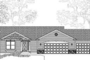 Ranch Style House Plan - 2 Beds 2 Baths 1222 Sq/Ft Plan #49-230 