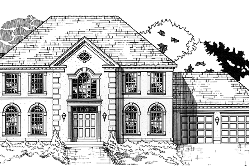 Dream House Plan - Country Exterior - Front Elevation Plan #953-55