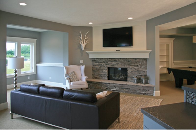 Home Plan - Interior - Family Room 2 for Country House Plan #928-250 - 4 bed, 3.5 bath