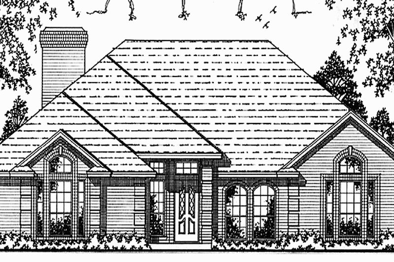 Dream House Plan - Country Exterior - Front Elevation Plan #42-627