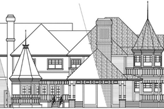 Exterior - Other Elevation for Farmhouse House Plan #124-111 - 5 bed, 4.5 bath