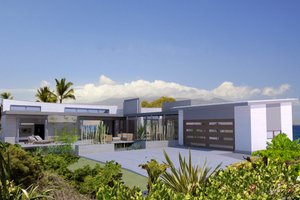 Contemporary Exterior - Front Elevation Plan #484-7