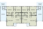Traditional Style House Plan - 2 Beds 1 Baths 2024 Sq/Ft Plan #17-2433 
